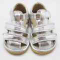 Sliver Baby Girl Squeaky Sandals